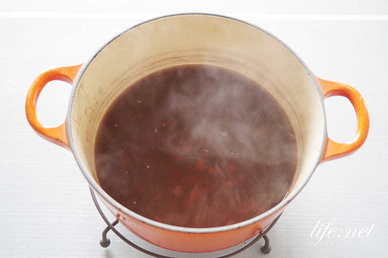 お赤飯の作り方。ささげと土鍋で作るレシピを紹介。