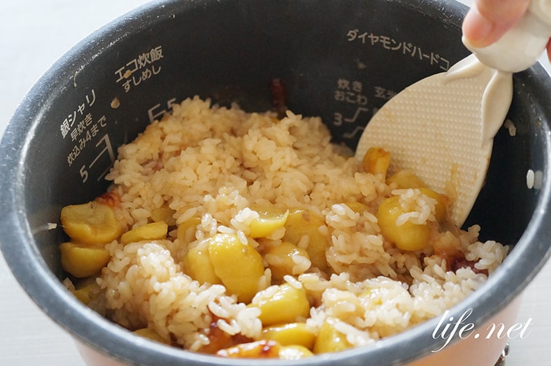 もち米不要！栗おこわの作り方。むき栗とおかきでできるレシピ。