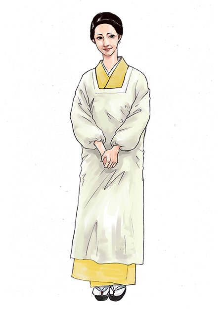 大原千鶴さんの着物が素敵。着物姿に憧れる料理家さん。