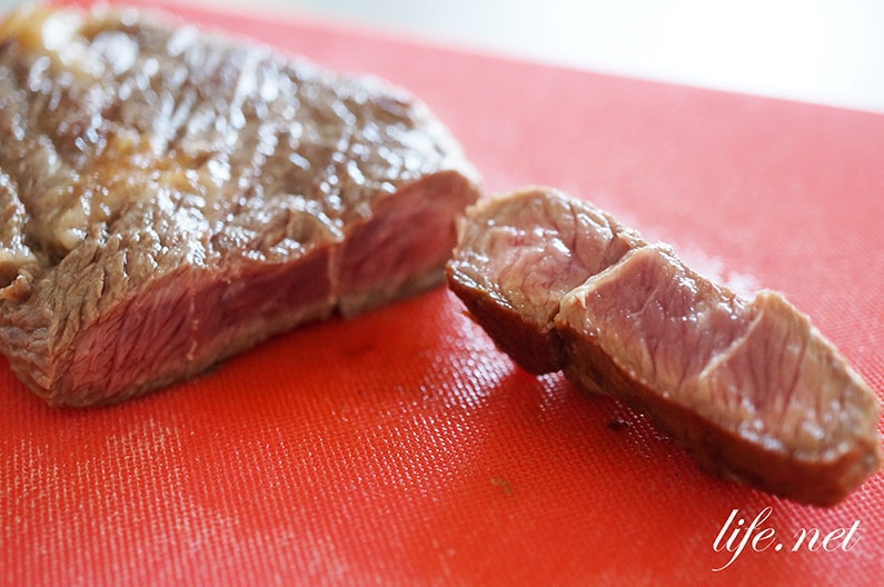 ステーキが生クリームで高級和牛になるレシピ。漬けるだけ。