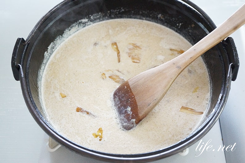 すき焼きのシメにおすすめ！クリームチーズパスタの作り方。