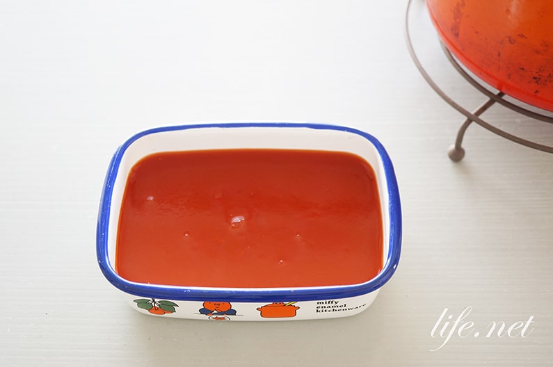 あさイチのトマト寒天のレシピ。トマトジュースで簡単にできる！
