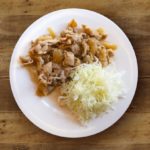 豚肉の生姜焼きキウイソースのレシピ。世界一受けたい授業で紹介。