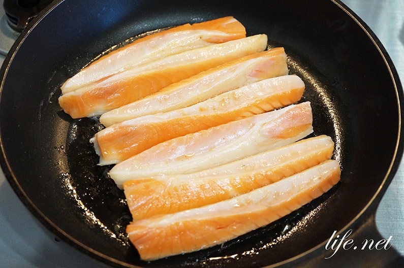 男子ごはんの鮭の味噌バター焼きのレシピ。フライパンで簡単。