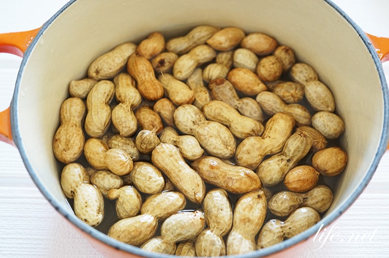 茹で落花生 ゆでピーナッツの作り方 殻あり なしの塩の量も紹介 Life Net
