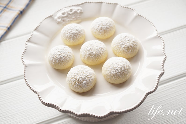 栗原はるみさんのほろほろホワイトクッキーのレシピ。NHKで話題。