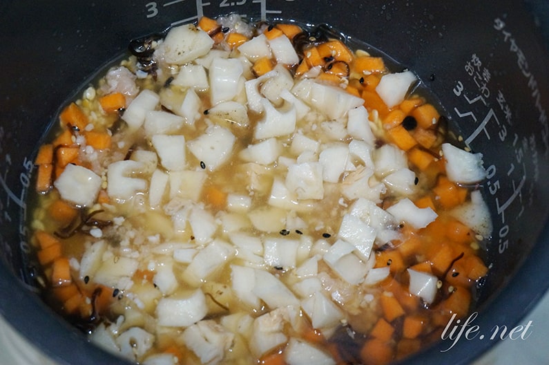 ジョブチューンのれんこん炊き込みご飯のレシピ。免疫力アップに効果的。