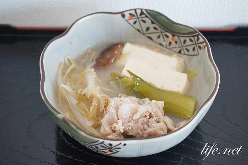 平野レミさんの沈まないタラコ鍋のレシピ。明太子スープの鍋の作り方。