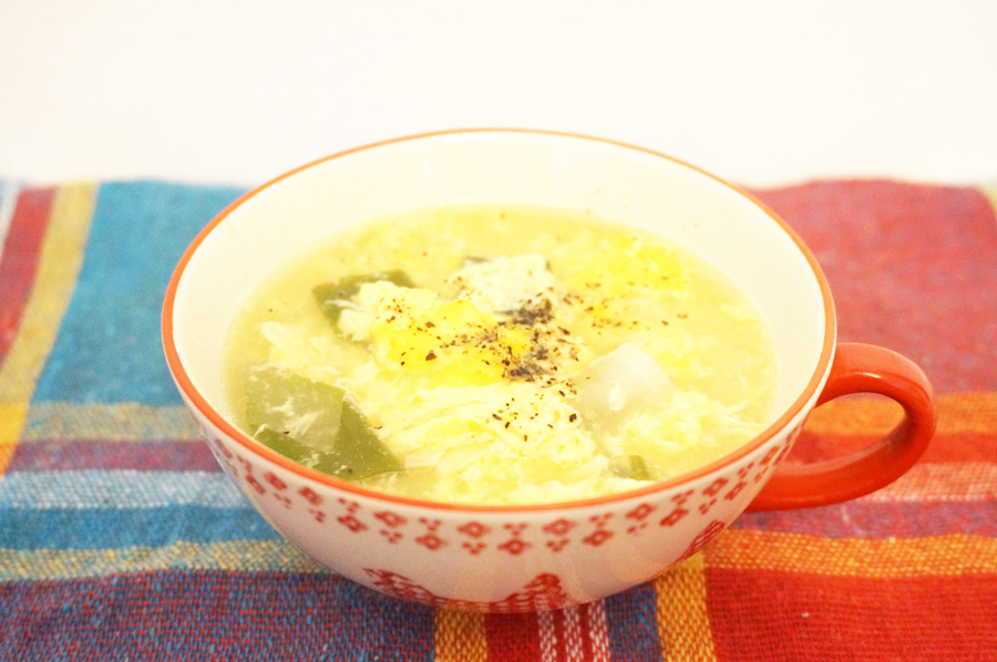 カルボナーラ風スープのレシピ