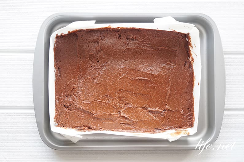 ラズベリーチョコレートケーキのレシピ。冷凍ラズベリーで簡単！