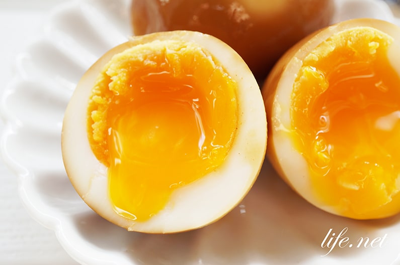 ゆで卵のウスターソース漬けのレシピ。おつまみ煮卵（味付け卵）に。