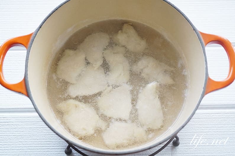 あさイチの万能鶏むね肉のサンラータンスープのレシピ。片栗粉でしっとり柔らか！