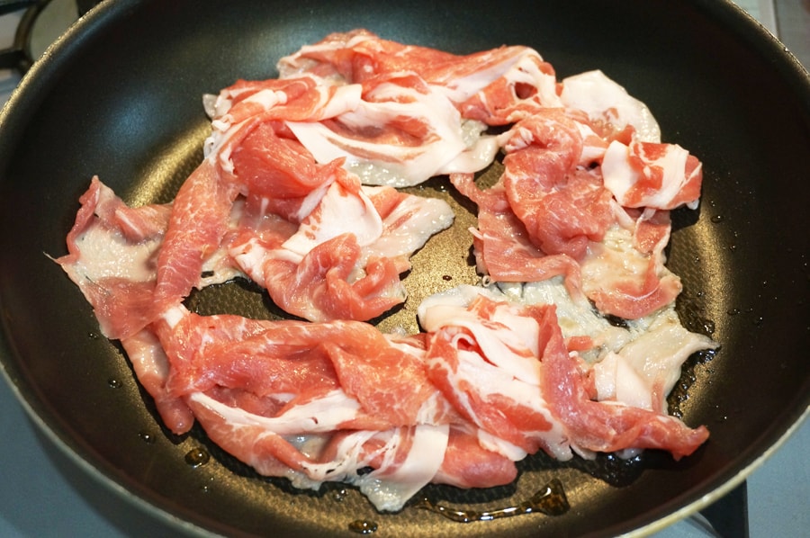 なすと豚肉のしぎ焼きのレシピ＆作り方