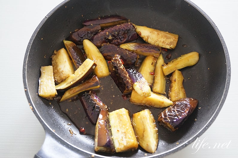 あさイチのなすの黒酢炒めのレシピ。作り置きもできる絶品おかず。