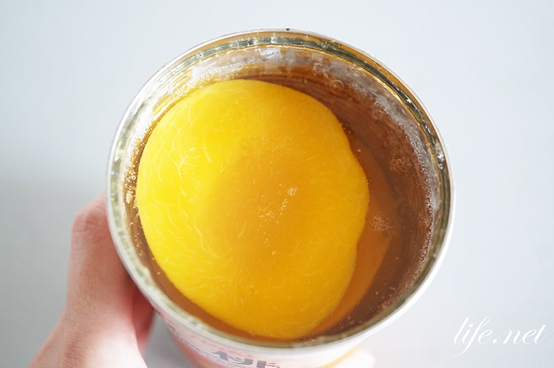 缶詰丸ごとゼリーのレシピ。ソレダメや家事ヤロウで話題、フルーツ缶詰で簡単！