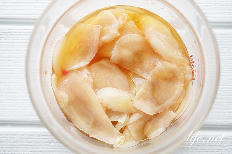 新生姜の甘酢漬けの作り方。NHKきょうの料理で話題のレシピ。
