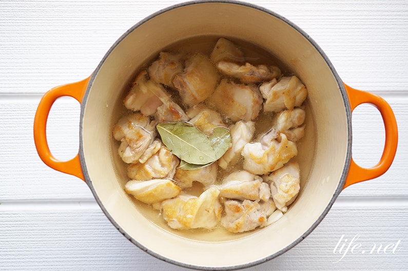 男子ごはんの冬瓜カレーのレシピ。鶏肉と酢のスープカレー風煮込み。