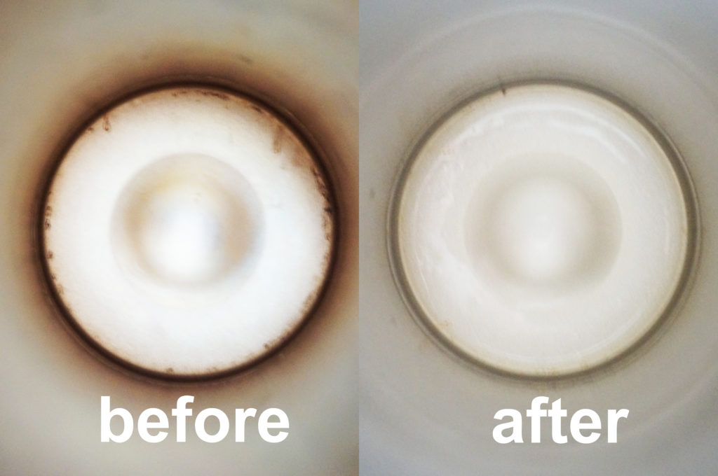 あさイチの水筒の茶渋の落とし方。過炭酸ナトリウムで簡単＆きれい！