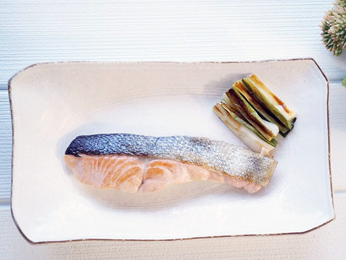 紅鮭のごま油焼きのレシピ 老眼 視力改善に効果的 Life Net