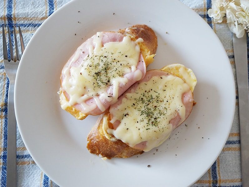 ハムとチーズのフレンチトーストの作り方 食事系の甘くないレシピ Life Net
