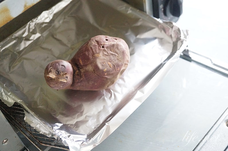 あさイチのオーブントースター焼き芋のレシピ。温度と時間も紹介。