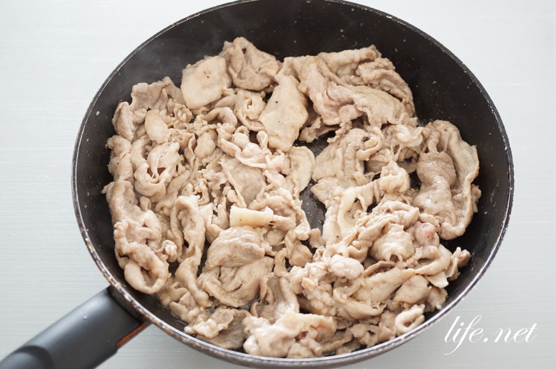 あさイチの豚肉と長ネギの炒め物のレシピ。簡単絶品おかず。
