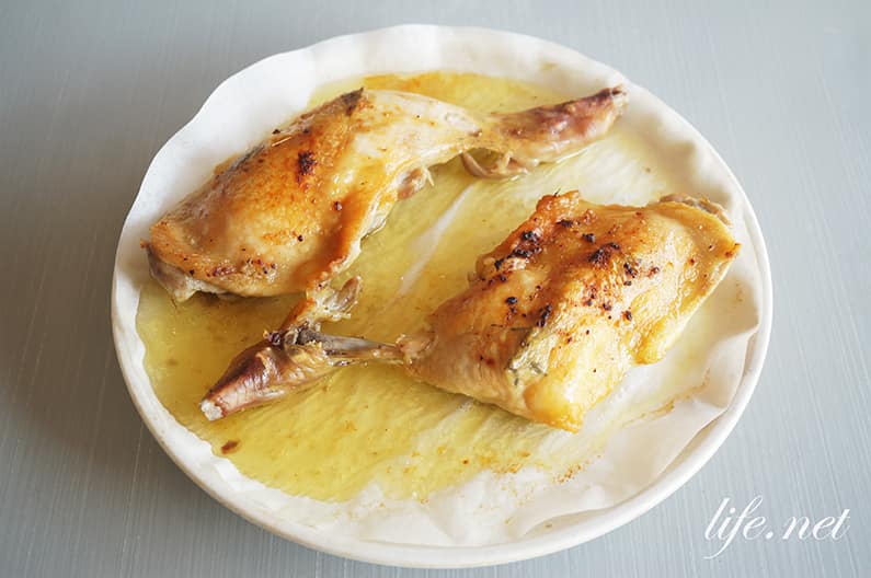 平野レミさんのローストチキンのレシピ。オーブンで簡単にできる！