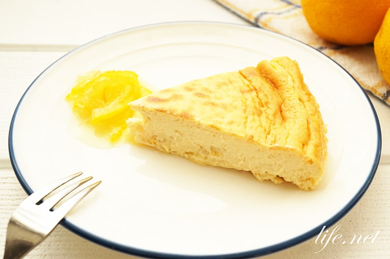 ムラヨシマサユキさんの柚子ベイクドチーズケーキのレシピ。
