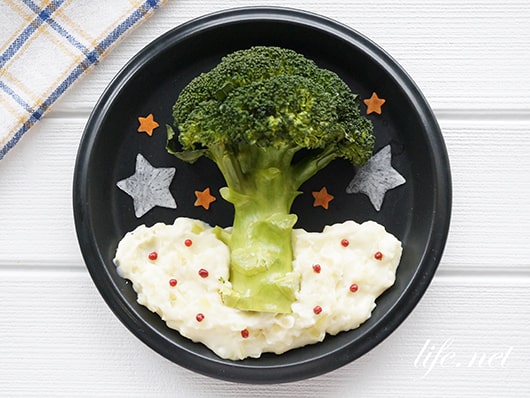 平野レミさんのブロッコリーホワイトソースがけ。クリスマスレシピ！