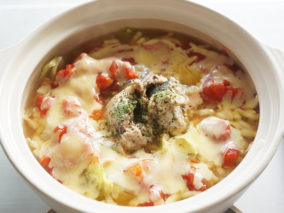 世界一受けたい授業のサバ缶トマト鍋のレシピ 鯖缶とトマト缶で Life Net