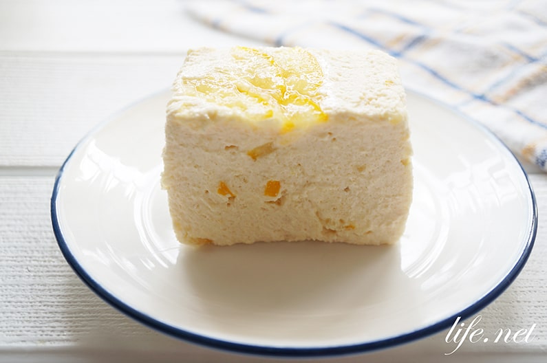 柚子レアチーズケーキのレシピ。ムラヨシマサユキさんの絶品ケーキ。