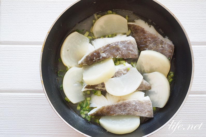 鱈とかぶの煮物ブルターニュ風の作り方。フレンチシェフのレシピ。