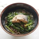 鯖缶ニラそばのレシピ。あさイチで話題の栃木県の郷土料理。