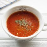 いわし缶のトマトスープのレシピ。缶汁とトマトジュースで簡単。