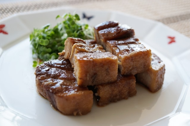 肉巻き豆腐の角煮風のレシピ。NHKごごナマきわめびとで紹介。