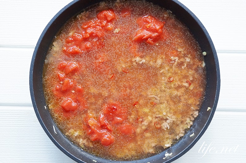 味噌ボロネーゼのレシピ。トマト缶で簡単！和風アレンジにおすすめ。