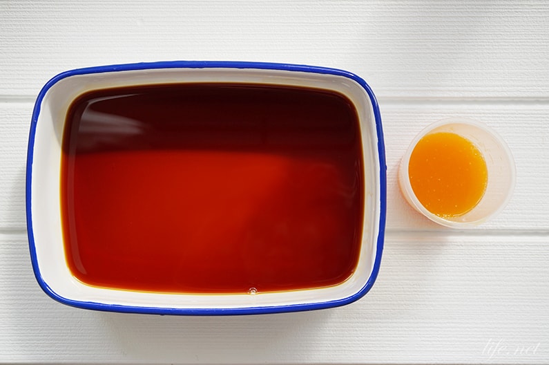 鱈の照り焼きのレシピ。オレンジジュースでジューシーに。
