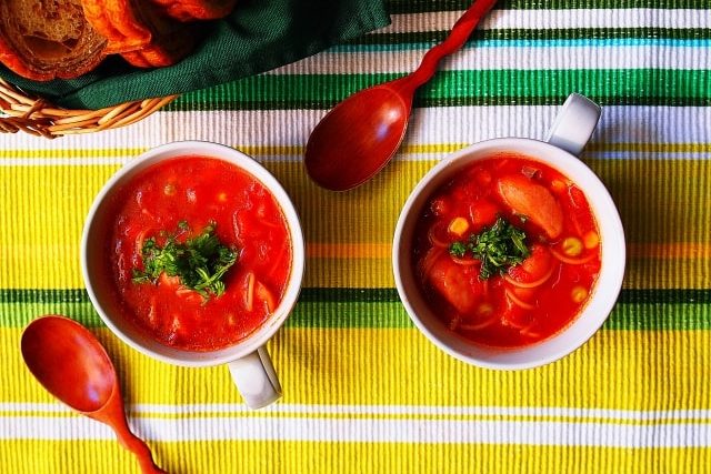 チリコンカン風きなこスープのレシピ