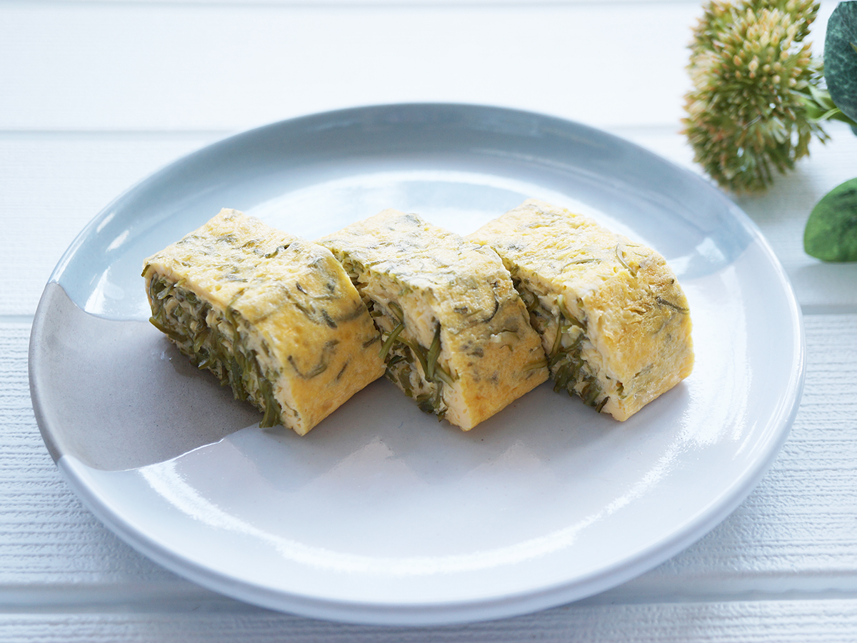 めかぶ入り卵焼きの作り方 究極のふわとろ食感が大人気のレシピ Life Net