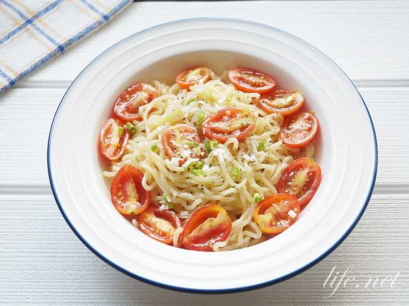 トマトのカッペリーニ風冷やし中華のレシピ。絶品イタリアン風。