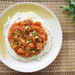 サバ缶とトマトの冷やしうどんのレシピ。あさイチで話題、簡単です。