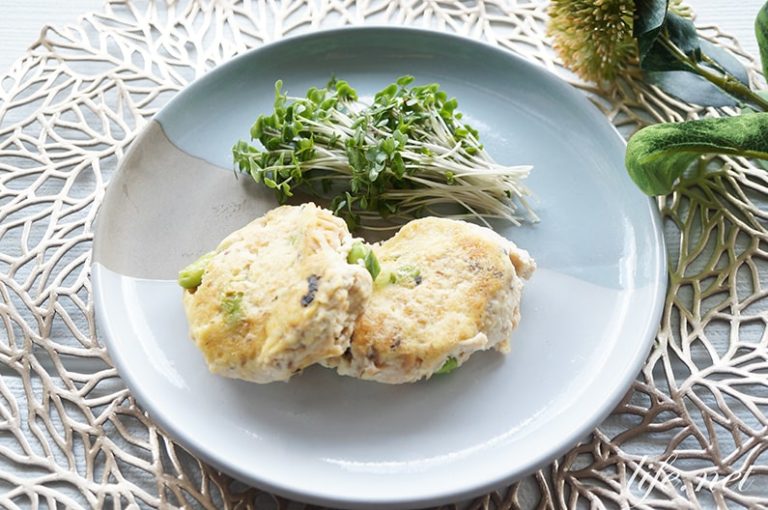 あさイチの豆腐とひじきの落とし揚げのレシピ。とうもろこし入り。