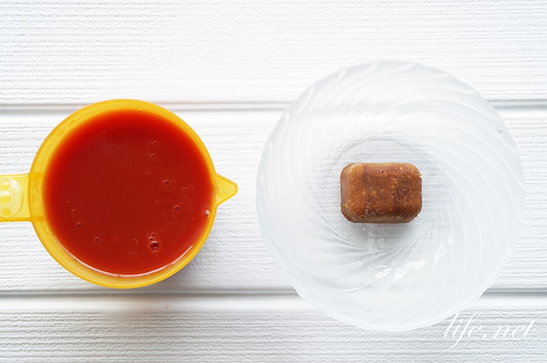 トマトジュース味噌汁のレシピ。ヒルナンデスで話題の冷や汁風。