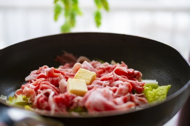 豚こま切れ肉のカレーだれ冷凍のレシピ。NHKきょうの料理で紹介。
