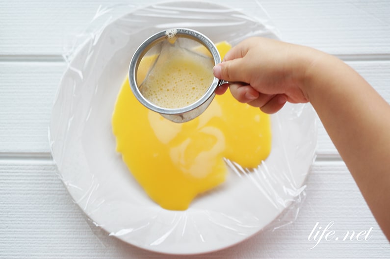 レンジ錦糸卵・薄焼き卵のレシピ。冷やし中華にもおすすめ！