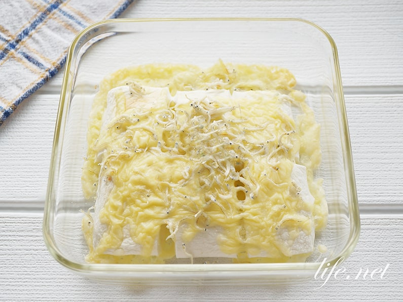 はんぺんとしらすのチーズ焼きのレシピ。トースターで超簡単！