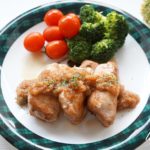 梨の豚肉巻きのレシピ。ソースもすりおろし梨で。