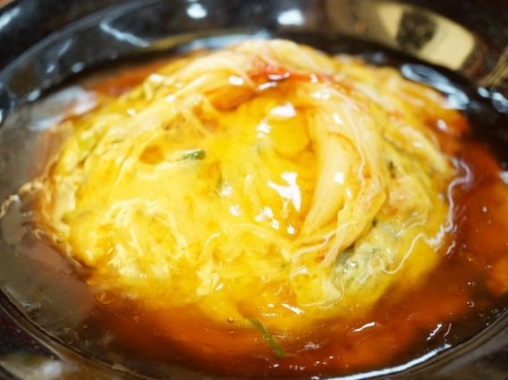 秘密のケンミンショーの醤油味の天津飯のレシピ 大阪の定番 Life Net
