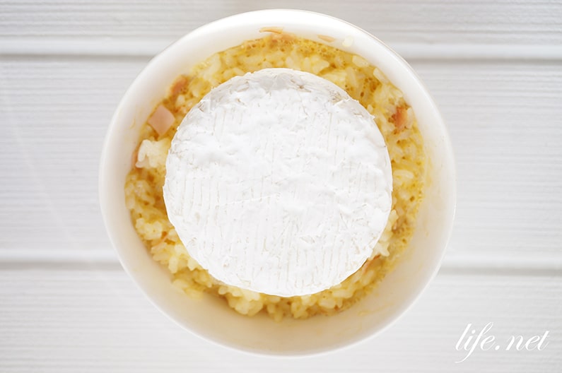 カマンベールチーズ卵かけご飯のレシピ。家事ヤロウで話題の背徳飯。