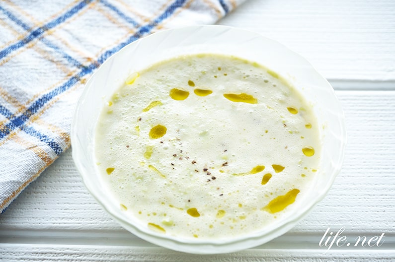 枝豆の豆乳冷製スープの作り方。プロの絶品レシピ。